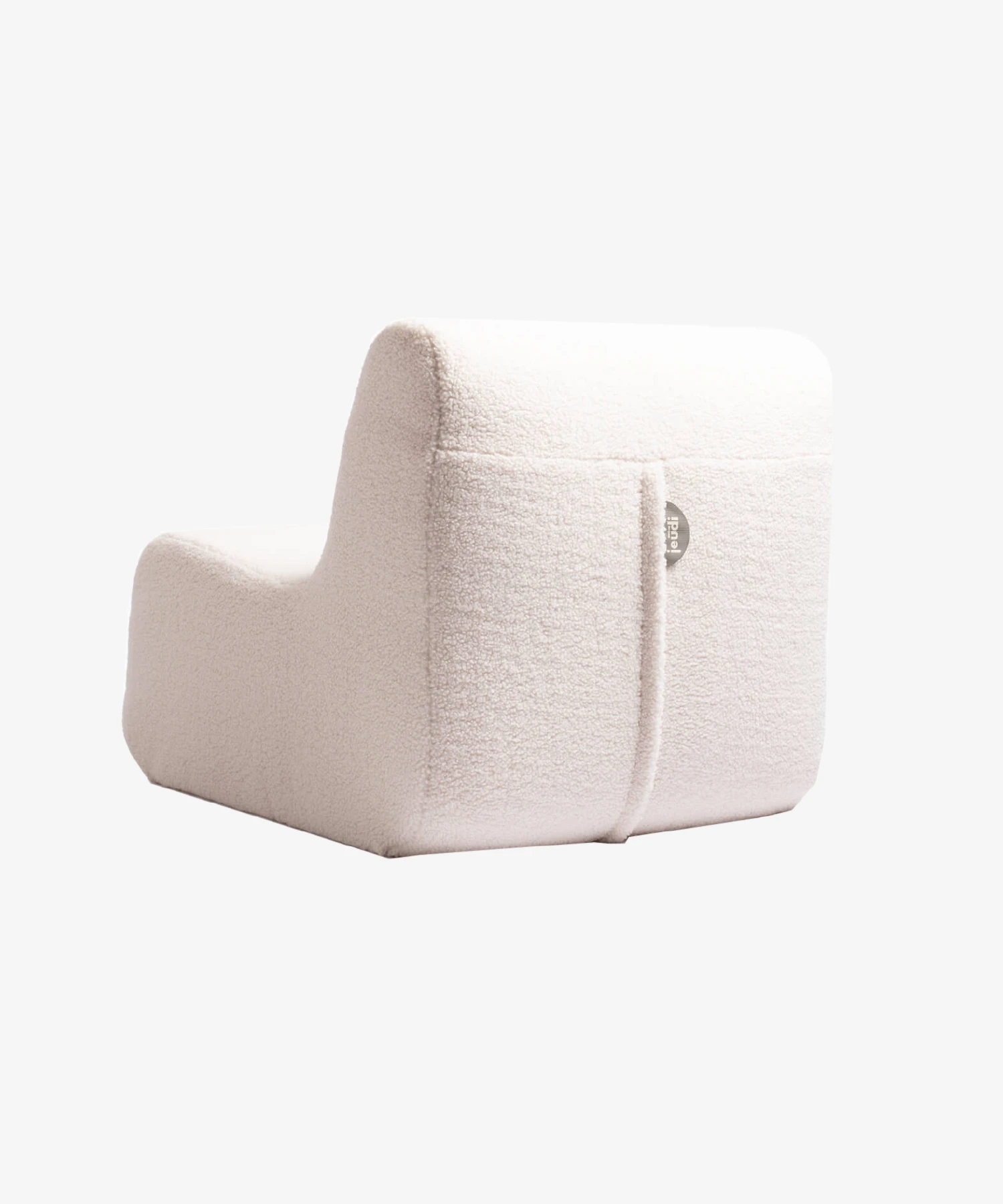 Chauffeuse en bouclette Schuss - ecru - Maison Jeudi | Manoir Plume