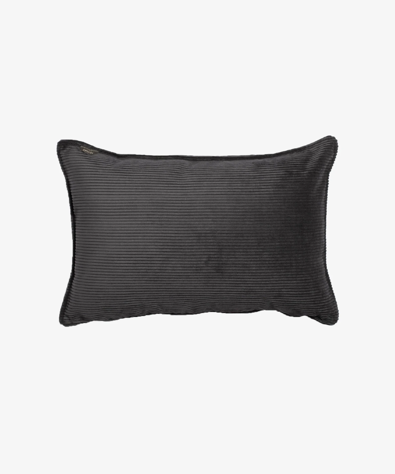 Coussin Pop en velours côtelé - anthracite - Maison Jeudi | Manoir Plume