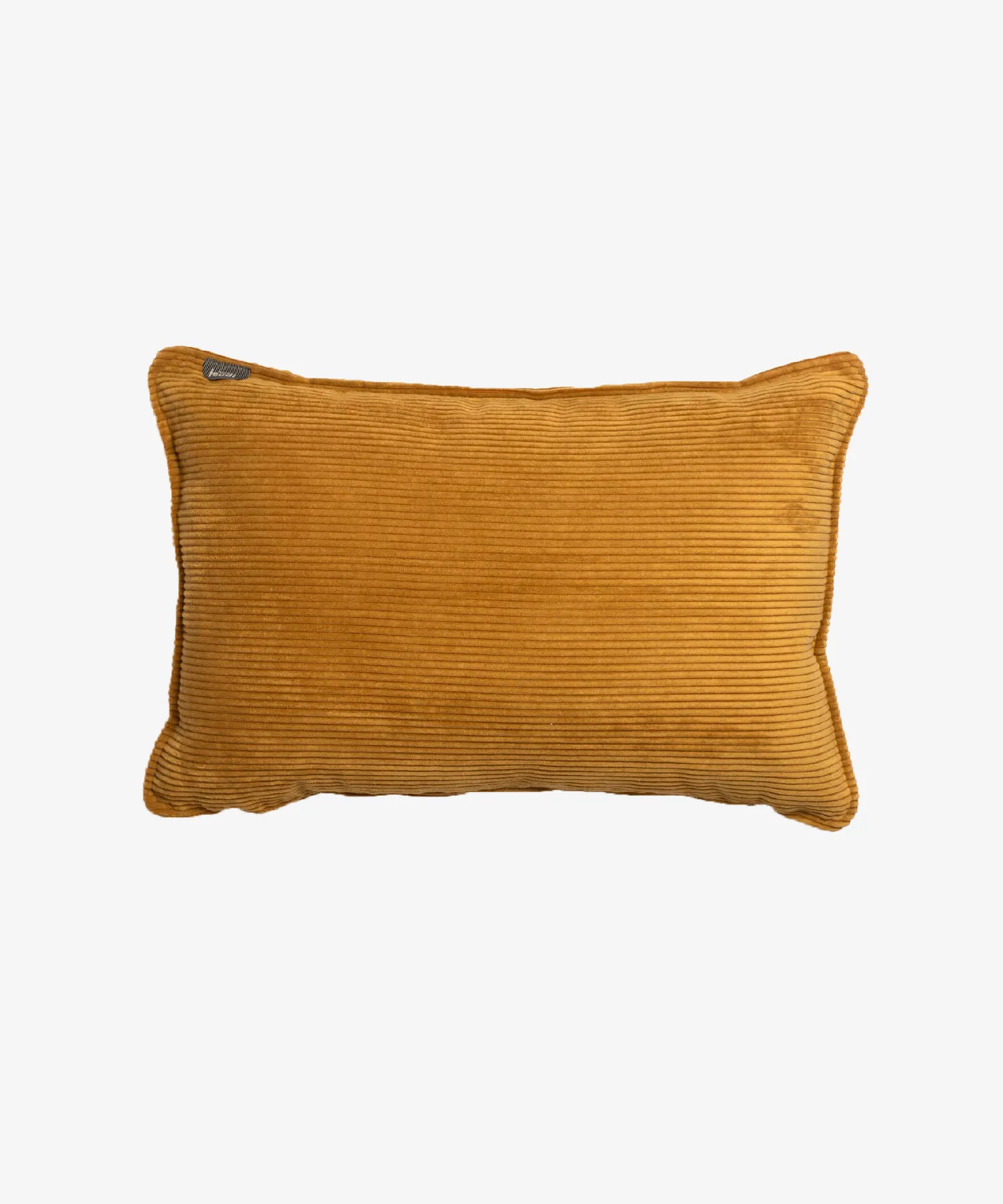 Coussin Pop en velours côtelé - curry - Maison Jeudi | Manoir Plume