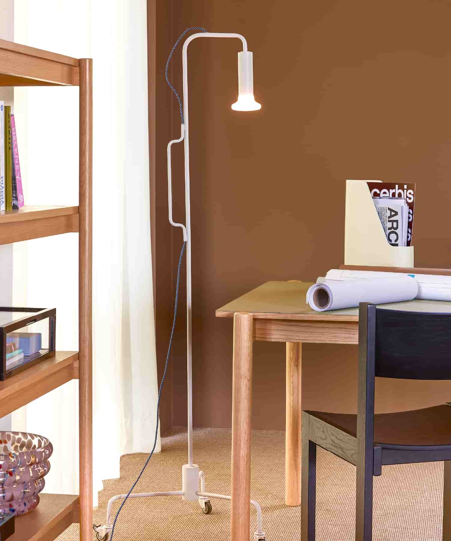 Lampadaire Ido - gris clair - Hübsch | Manoir Plume