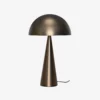 Lampe à poser Mush - laiton bruni - Hübsch | Manoir Plume