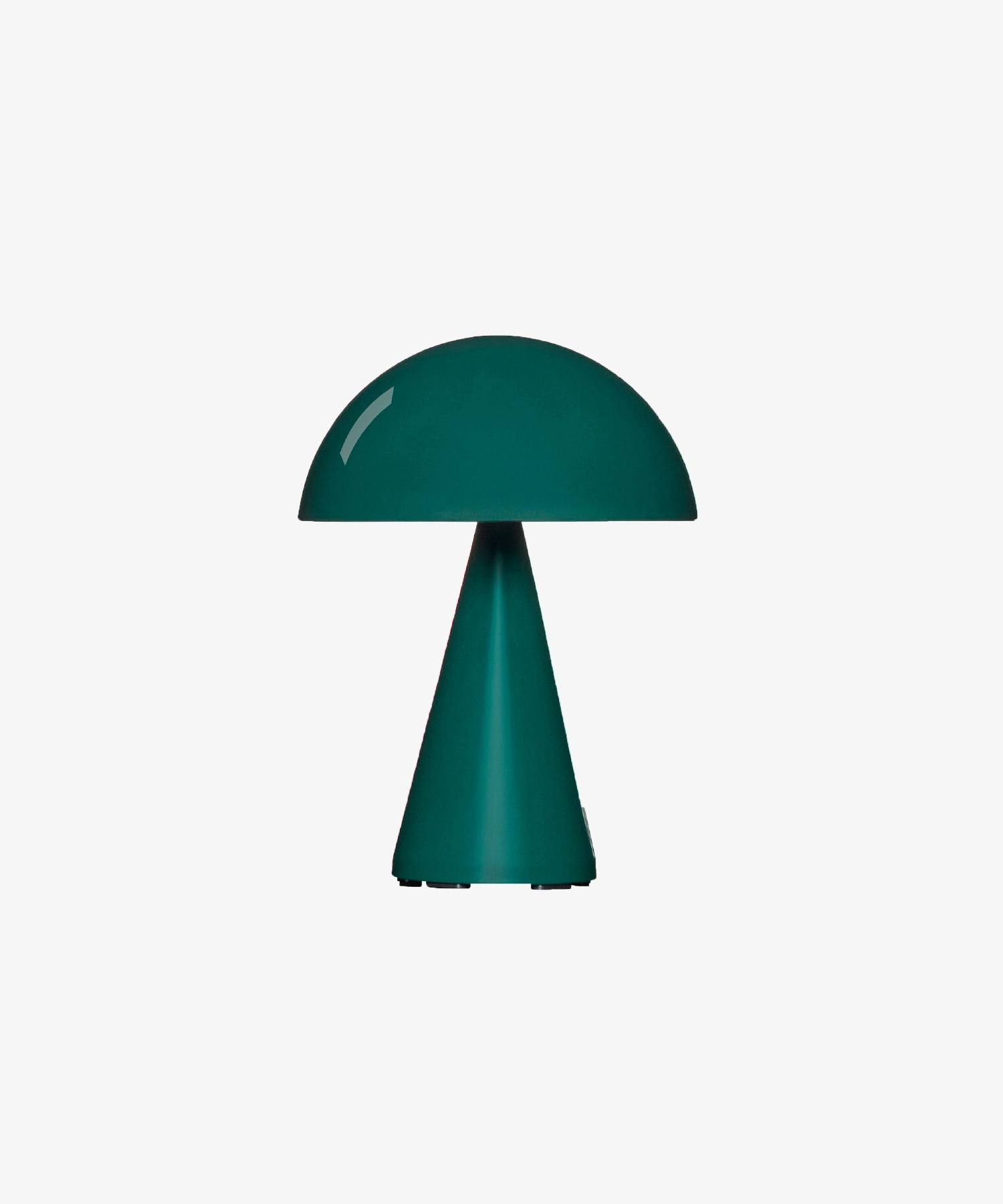 Lampe portative Mush - vert foncé - Hübsch | Manoir Plume