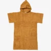 Poncho en coton bio - caramel - Atelier Dune | Manoir Plume