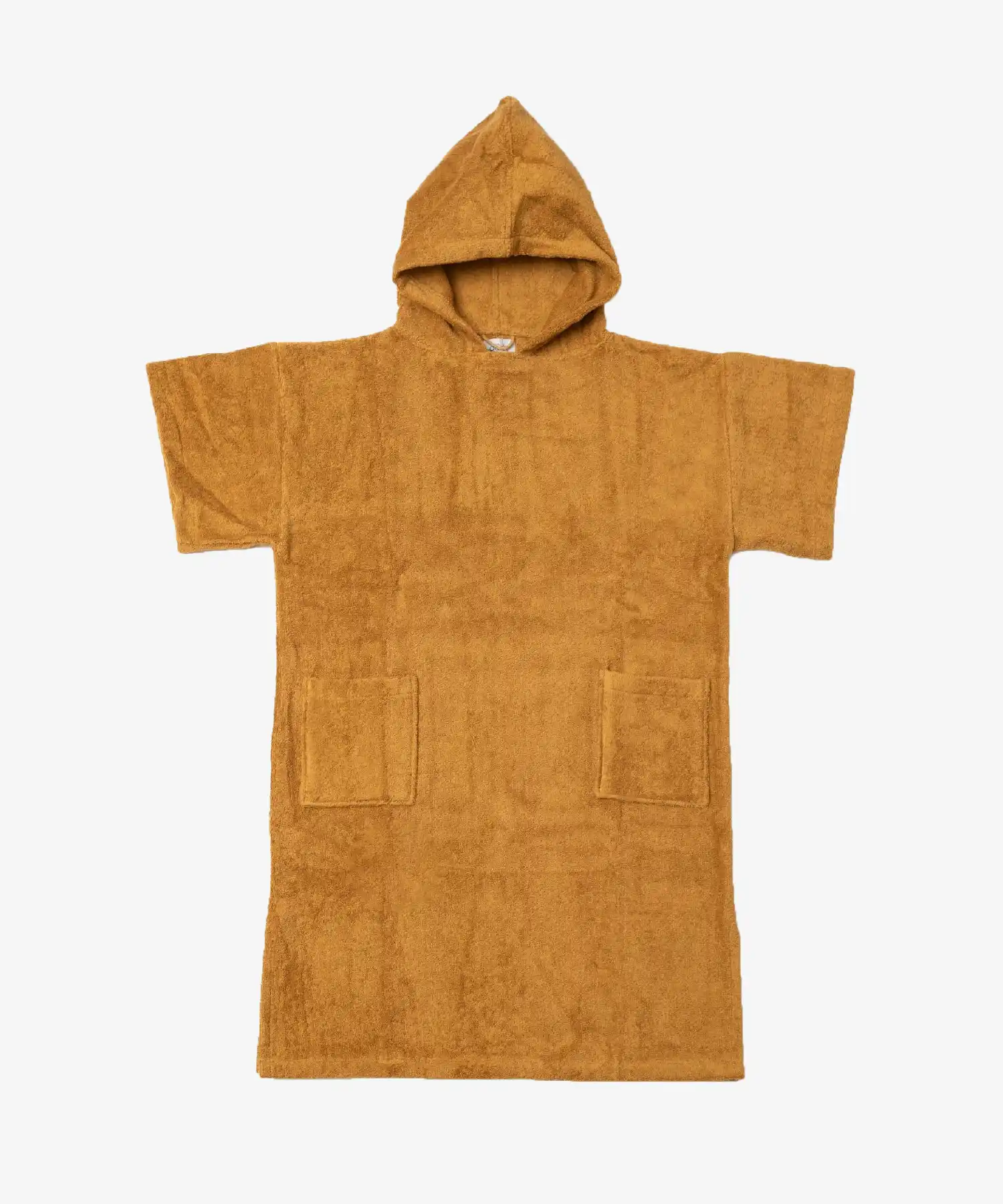 Poncho en coton bio - caramel - Atelier Dune | Manoir Plume