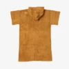 Poncho en coton bio - caramel - Atelier Dune | Manoir Plume