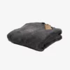 Poncho en coton bio - graphite - Atelier Dune | Manoir Plume