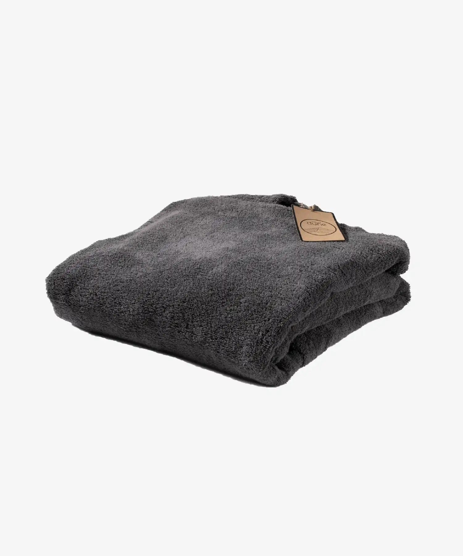 Poncho en coton bio - graphite - Atelier Dune | Manoir Plume