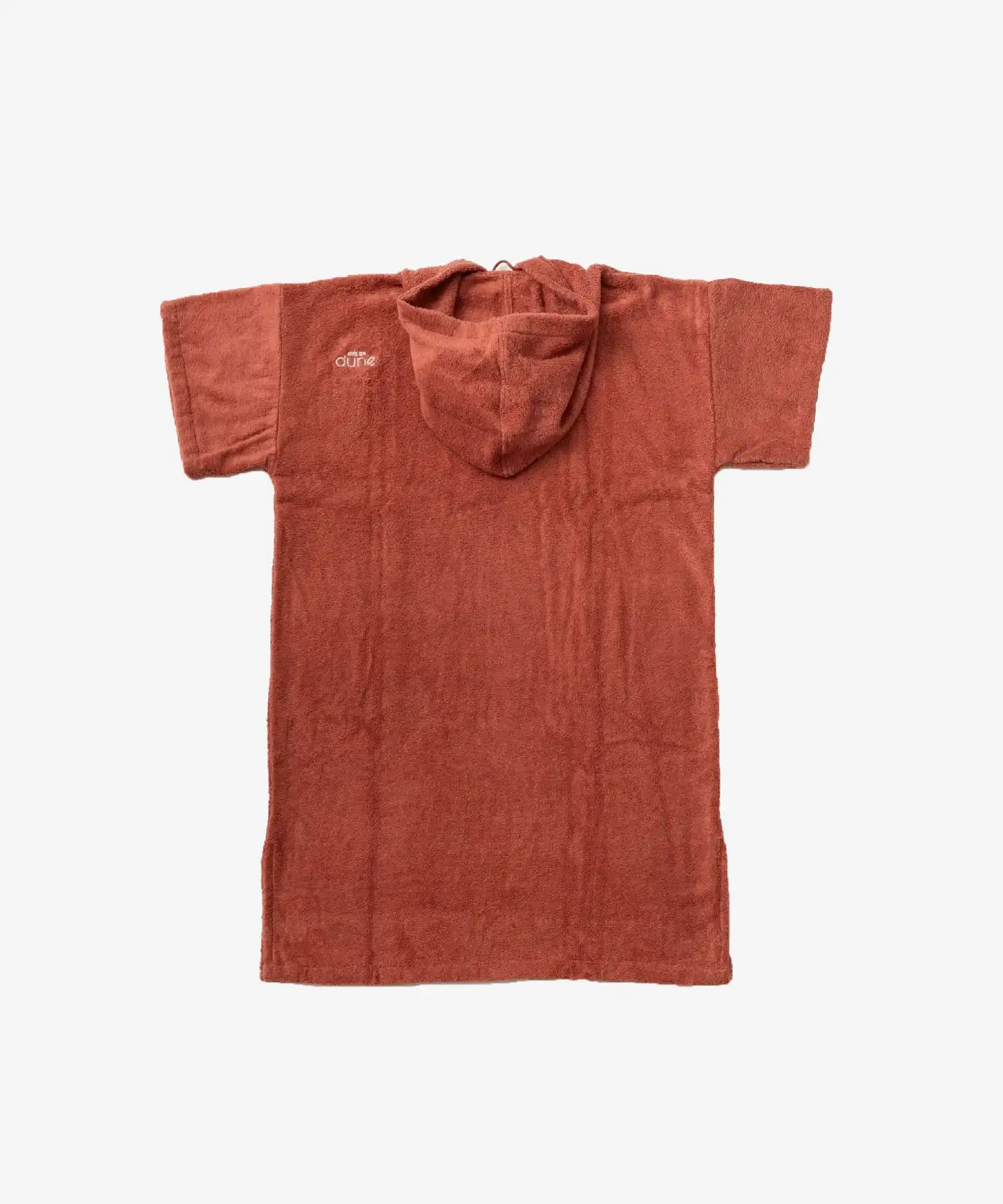 Poncho en coton bio - terracotta - Atelier Dune | Manoir Plume