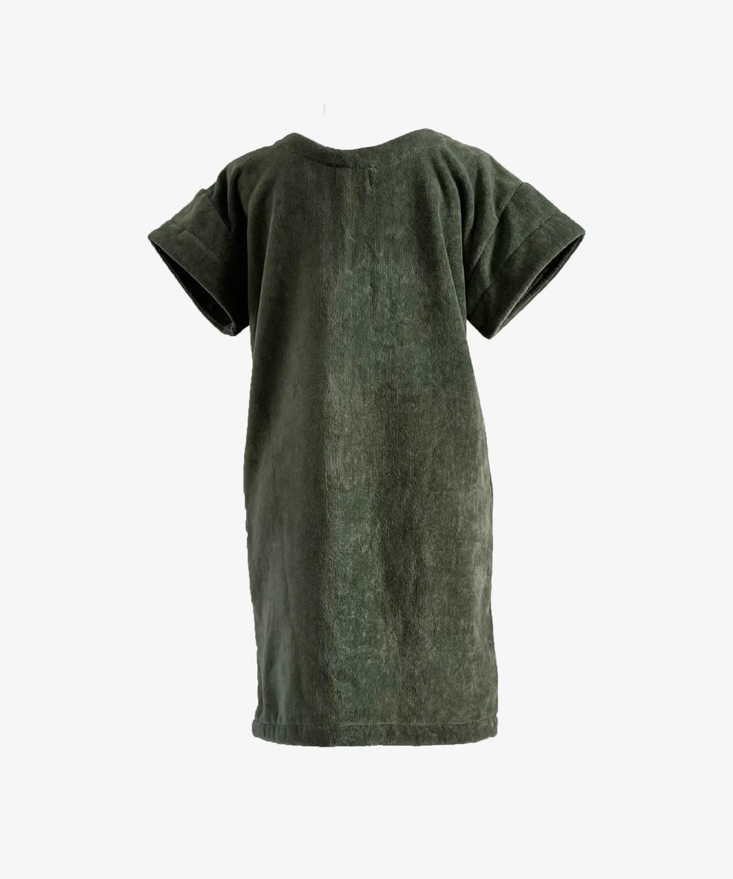 Robe courte en coton bio - sauge - Atelier Dune | Manoir Plume