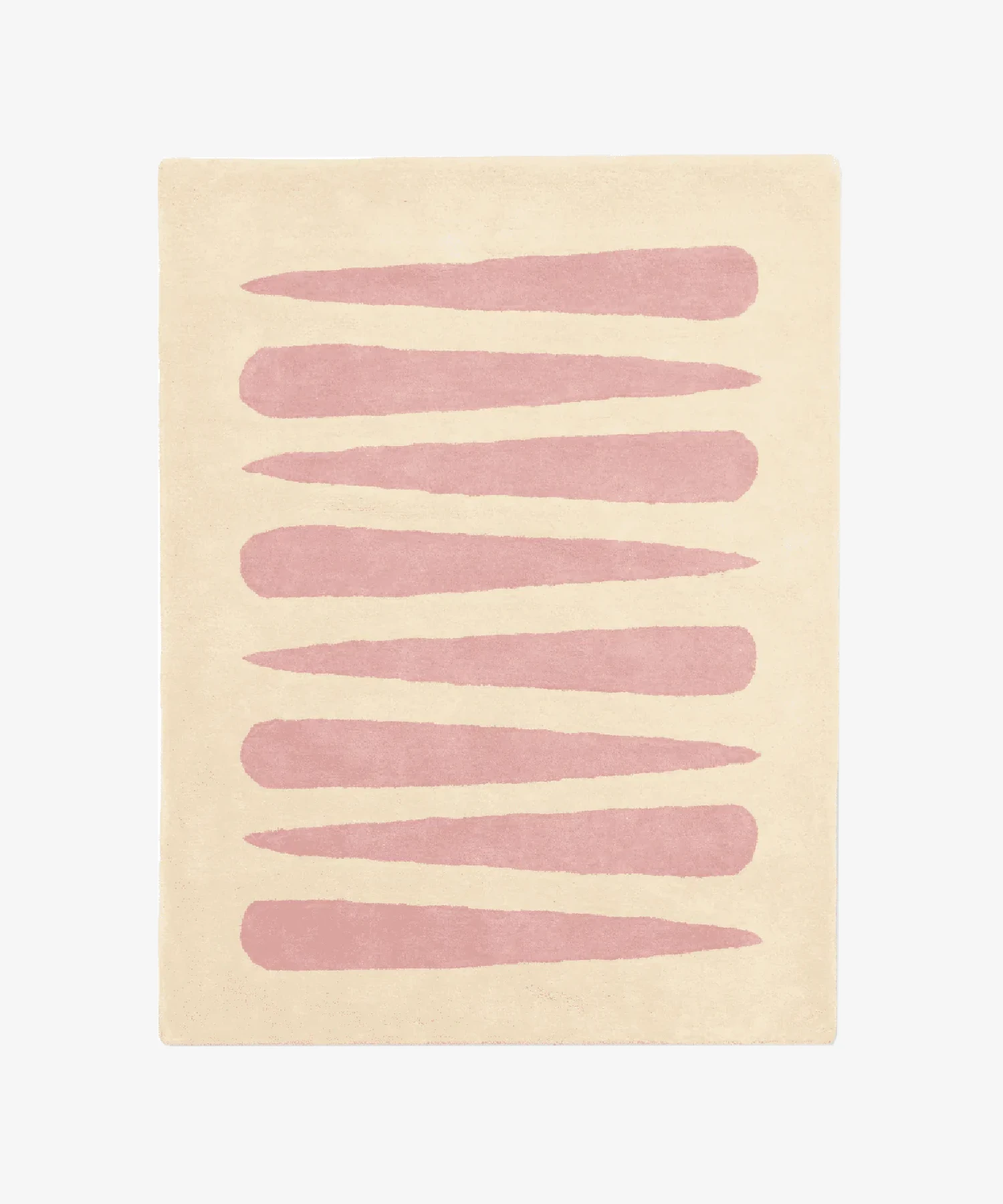 Tapis enfant en coton bio Mikado - rose - Bleuu Studio | Manoir Plume