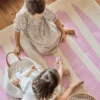 Tapis enfant en coton bio Mikado - rose - Bleuu Studio | Manoir Plume Tapis enfant en coton bio Mikado - rose - Bleuu Studio | Manoir Plume