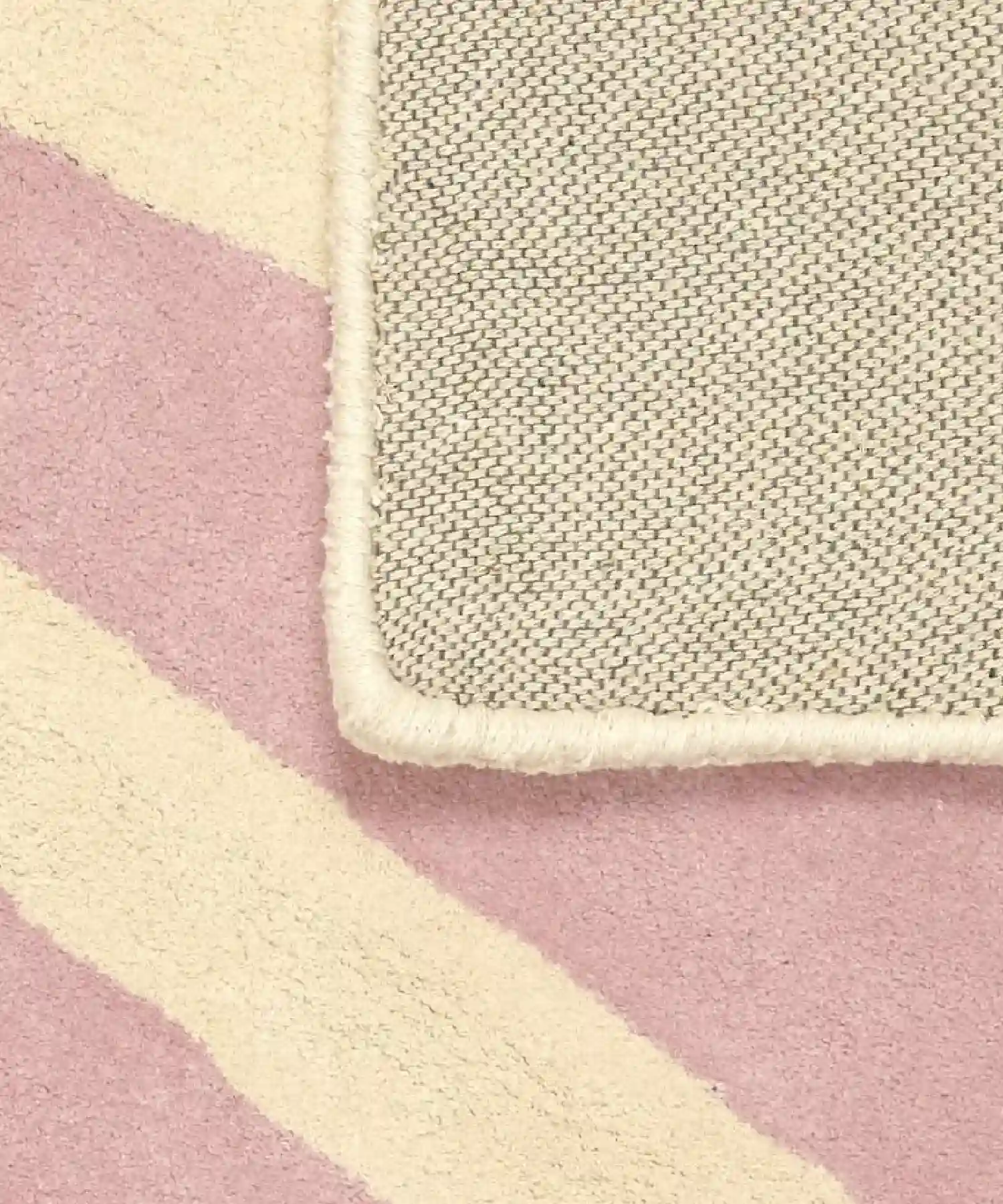 Tapis enfant en coton bio Mikado - rose - Bleuu Studio | Manoir Plume