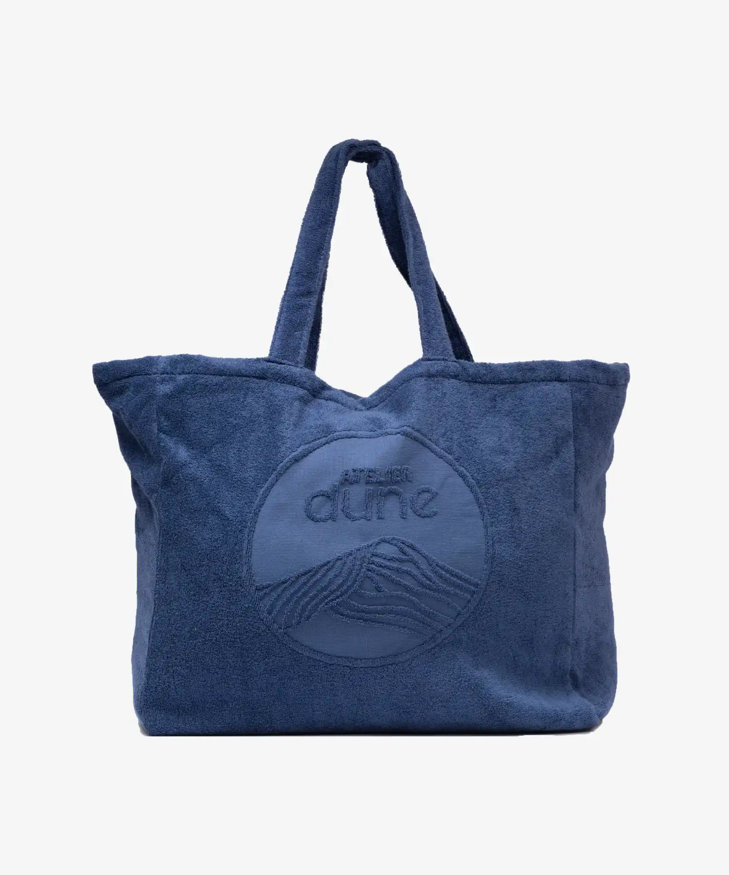 Totebag en éponge bouclette en coton bio - XL - outremer - Atelier Dune | Manoir Plume