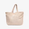 Totebag en éponge bouclette en coton bio - M - sable - Atelier Dune | Manoir Plume