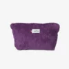 Trousse en éponge bouclette en coton bio - violet foncé - Atelier Dune | Manoir Plume