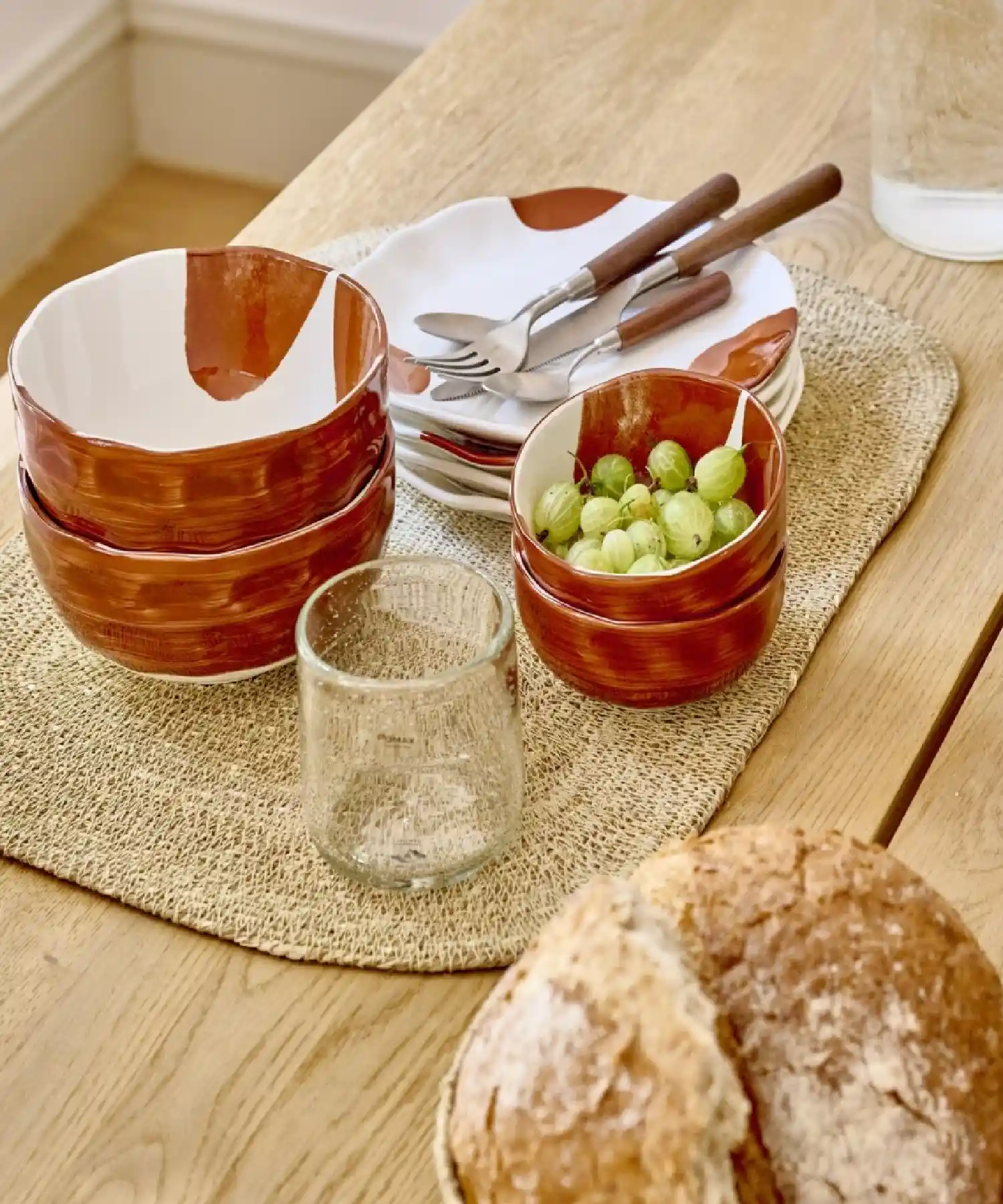 Assiette à dessert Labo en porcelaine - rouille - Pomax | Manoir Plume