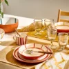 Assiette creuse en porcelaine Mykonos - rouille - Pomax | Manoir Plume