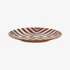 Assiette plate en porcelaine Amuse - rouille - Pomax | Manoir Plume