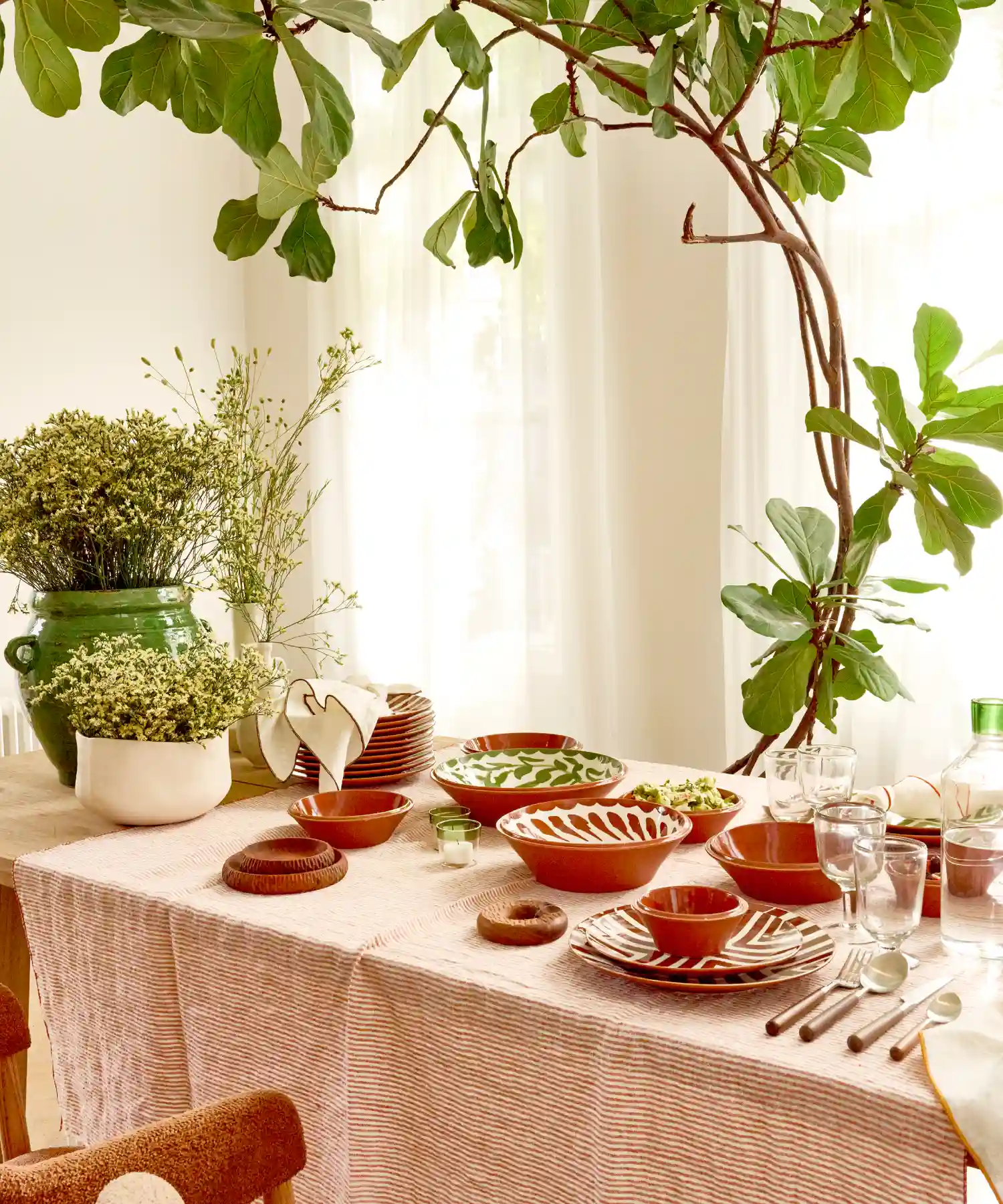 Assiette plate en porcelaine Amuse - rouille - Pomax | Manoir Plume