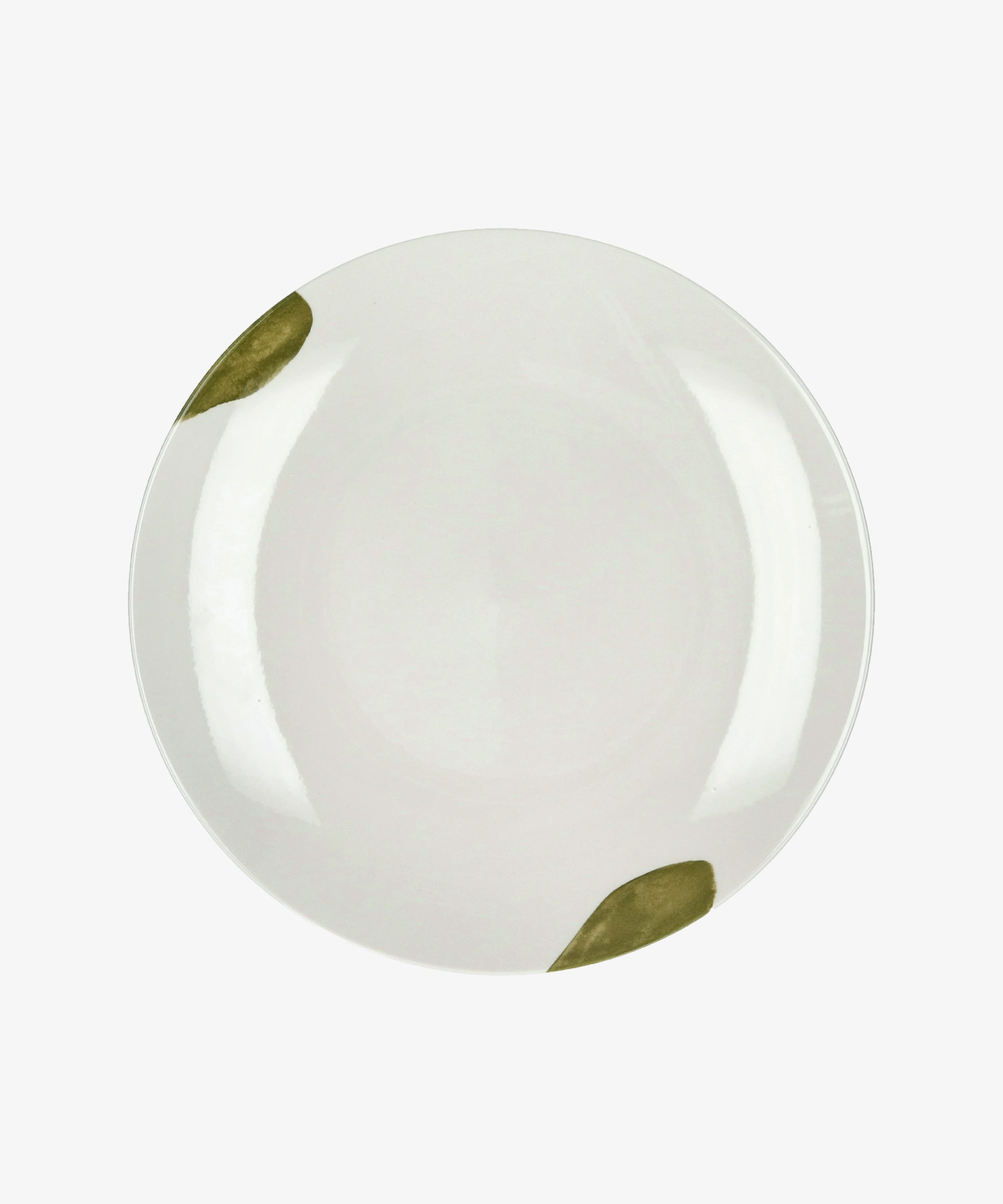 Assiette plate en porcelaine Labo - vert - Pomax | Manoir Plume