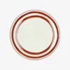 Assiette plate en porcelaine Mykonos - rouille - Pomax | Manoir Plume