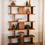 Étagère Matteo en bois recyclé - naturel - Pomax | Manoir Plume