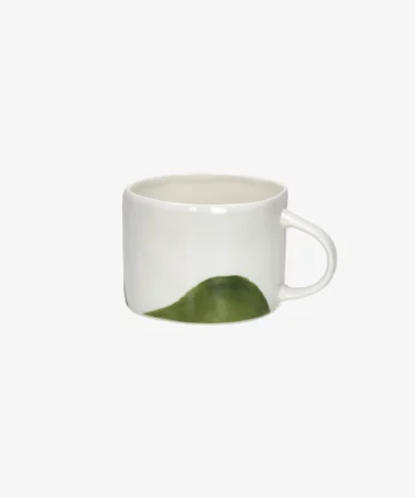 Mug en porcelaine Labo 31,5cl - vert - Pomax | Manoir Plume