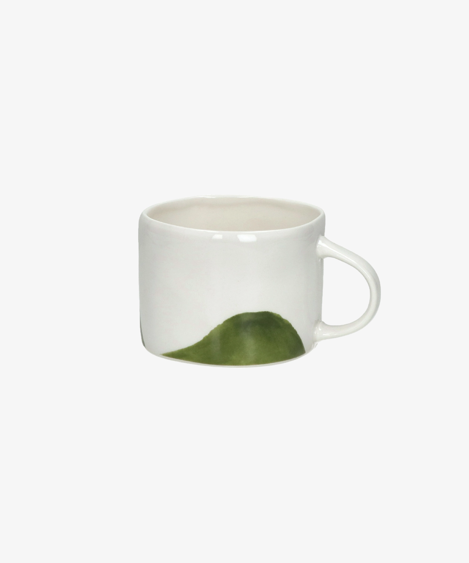 Mug en porcelaine Labo 31,5cl - vert - Pomax | Manoir Plume