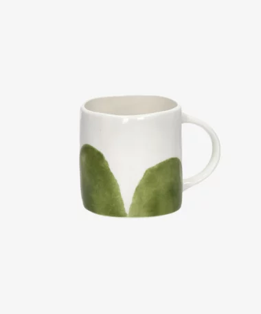 Mug en porcelaine Labo 37,5cl - vert - Pomax | Manoir Plume