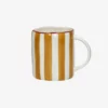 Mug en porcelaine Mykonos - jaune - Pomax | Manoir Plume