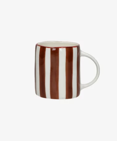 Mug en porcelaine Mykonos - rouille - Pomax | Manoir Plume