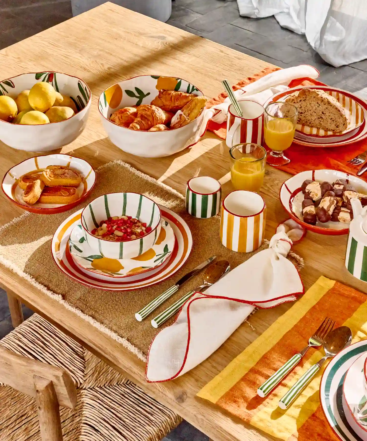 Mug en porcelaine Mykonos - rouille - Pomax | Manoir Plume