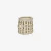 Photophore Nerida en grès Ø11x11cm - beige - Pomax | Manoir Plume