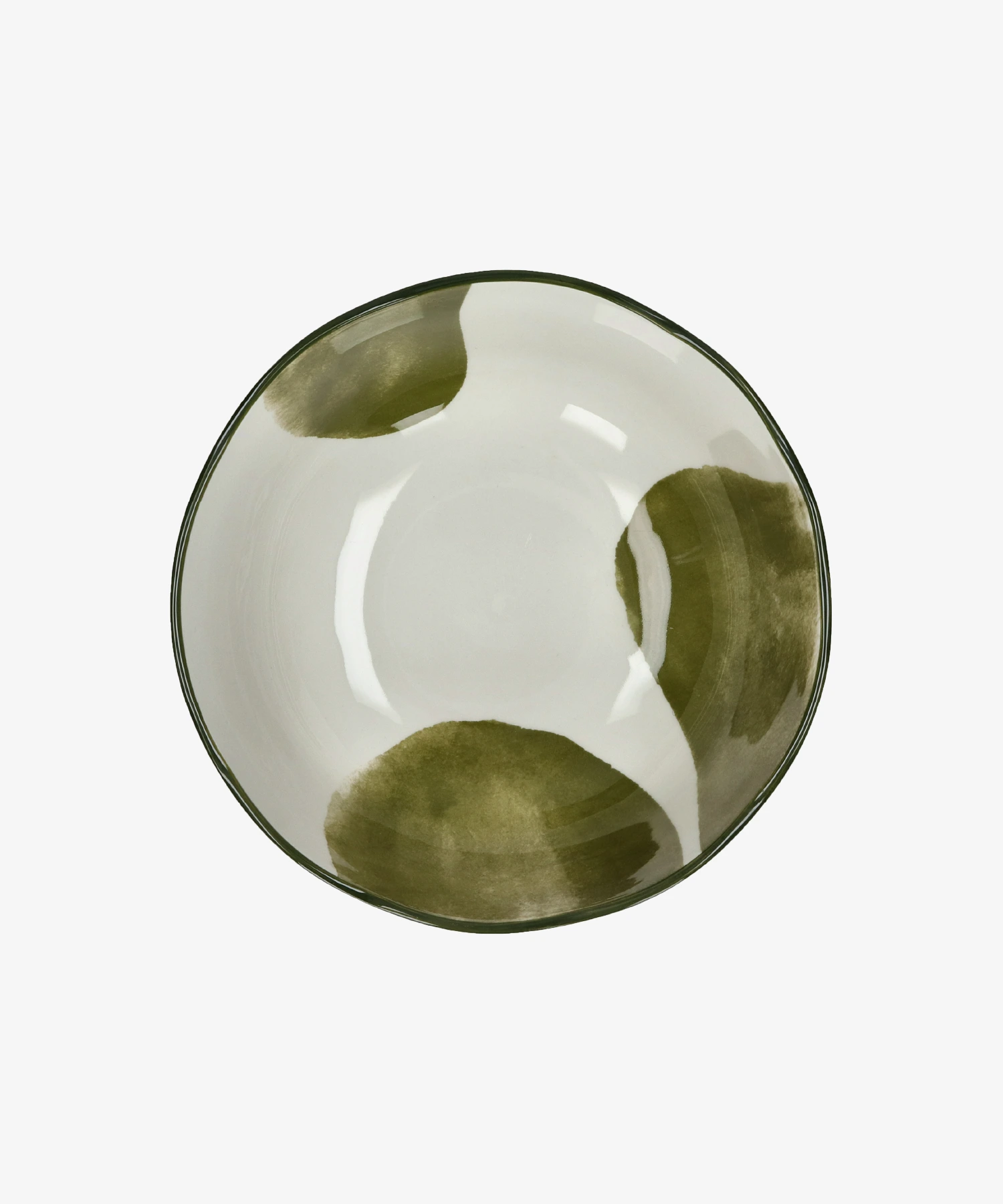 Saladier en porcelaine Labo - vert - Pomax | Manoir Plume