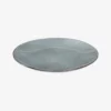 Assiette plate en grès émaillé Nordic Sea - bleu gris - Broste Copenhagen | Manoir Plume