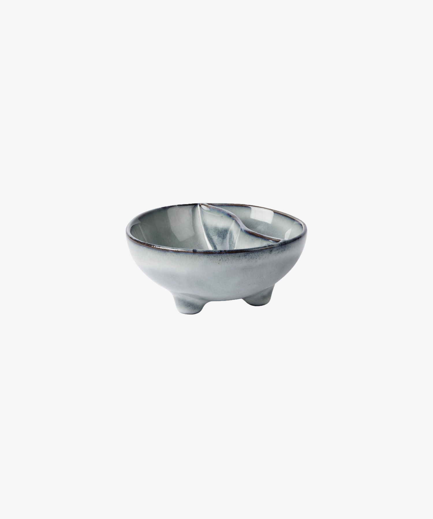 Bol à olive en grès émaillé Nordic Sea - bleu gris - Broste Copenhagen | Manoir Plume