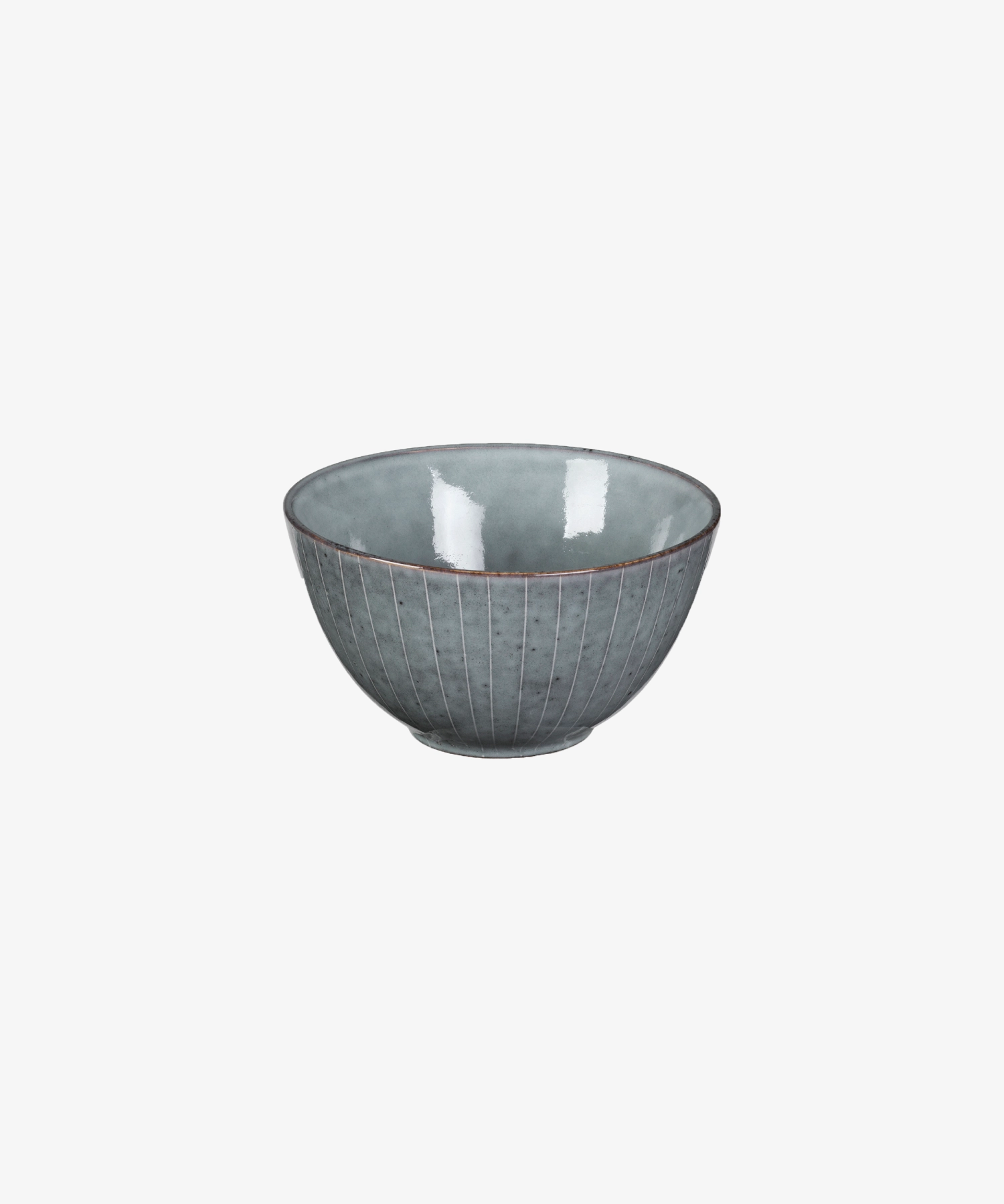 Bol en grès émaillé Nordic Sea Ø15 x 8 cm - bleu gris - Broste Copenhagen | Manoir Plume