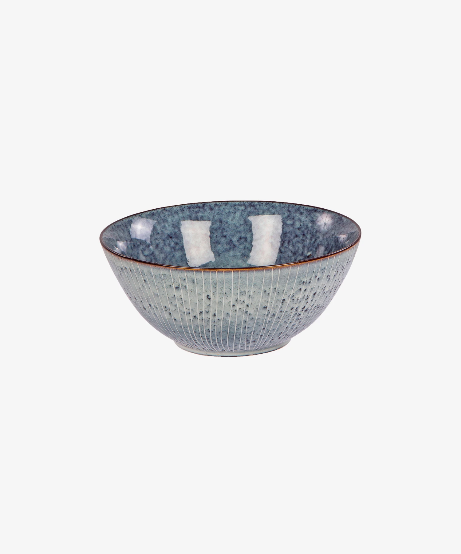 Bol en grès émaillé Nordic Sea Ø25 x 11 cm - bleu gris - Broste Copenhagen | Manoir Plume