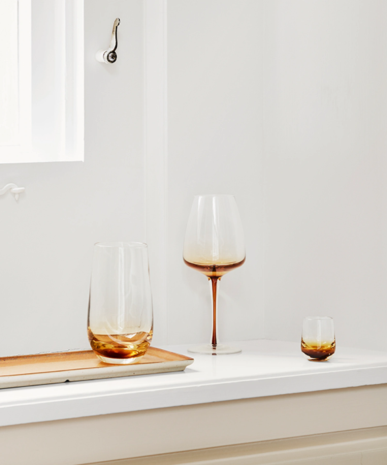 Grand verre Amber - caramel - Broste Copenhagen | Manoir Plume