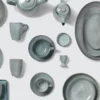Mug avec anse en grès émaillé Nordic Sea - bleu gris - Broste Copenhagen | Manoir Plume