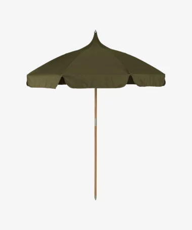 Parasol en bois Lull - olive - Ferm Living | Manoir Plume