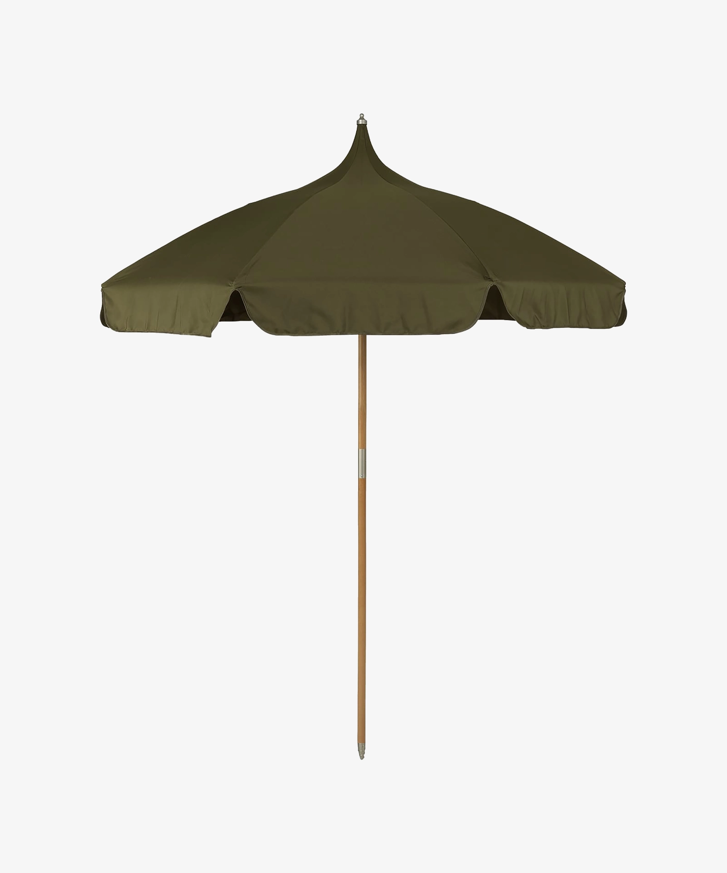 Parasol en bois Lull - olive - Ferm Living | Manoir Plume