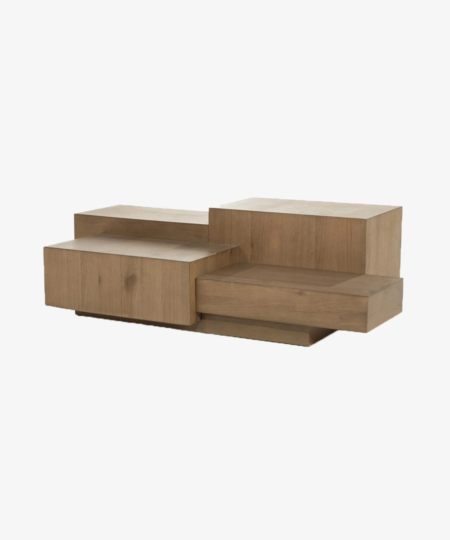 Table basse rectangulaire Quinten - marron - Eleonora | Manoir Plume
