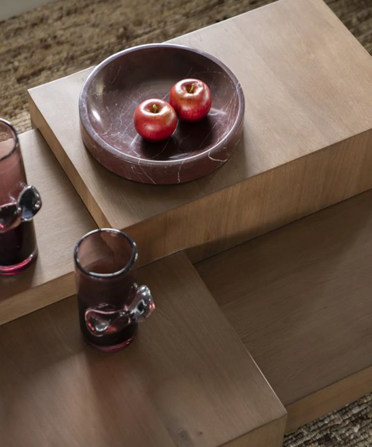 Table basse rectangulaire Quinten - marron - Eleonora | Manoir Plume