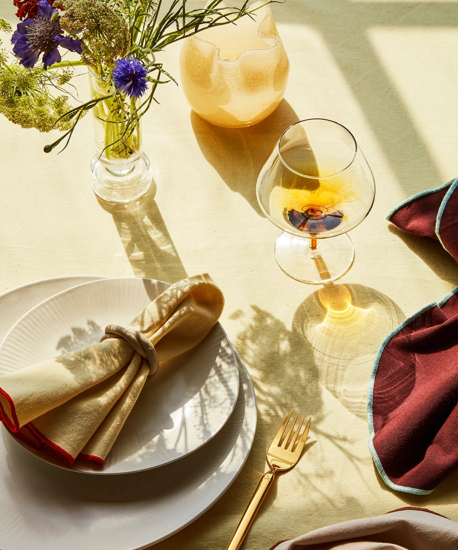 Verre à cognac Amber - caramel - Broste Copenhagen | Manoir Plume
