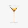 Verre à martini Amber - caramel - Broste Copenhagen | Manoir Plume