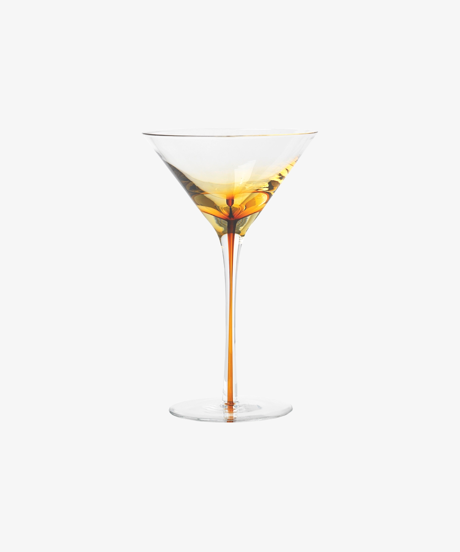 Verre à martini Amber - caramel - Broste Copenhagen | Manoir Plume