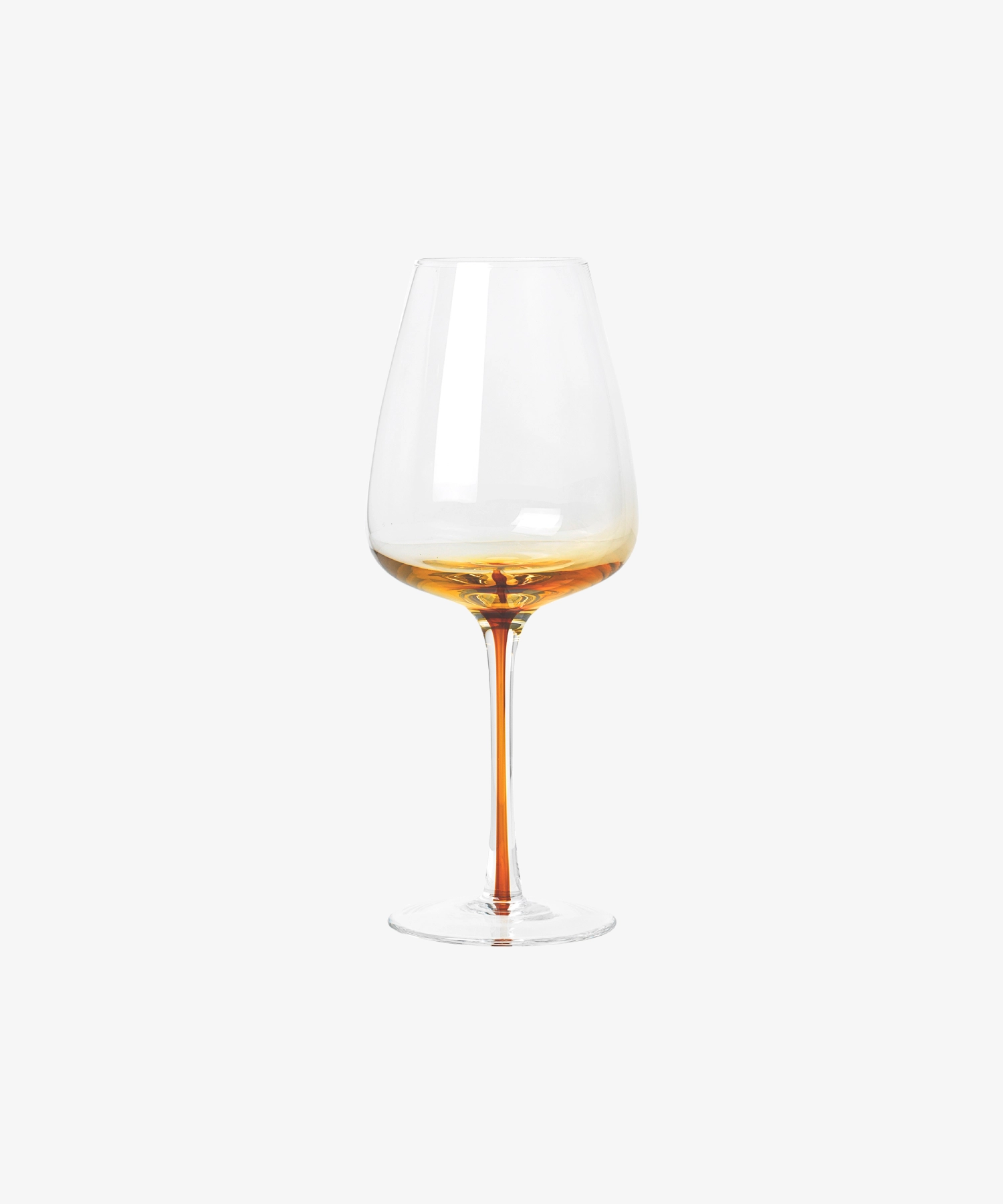 Verre à vin blanc Amber - caramel - Broste Copenhagen | Manoir Plume
