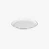 Assiette à dessert en porcelaine émaillée Salt Ø18 x 1,2 cm - blanc - Broste Copenhagen | Manoir Plume