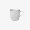 Mug en porcelaine émaillée Salt Ø11,5 x 8,5 cm - blanc - Broste Copenhagen | Manoir Plume